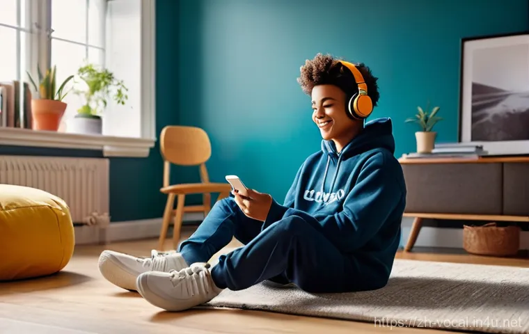 보컬트레이너 과제 제출 방법 - **AI Vocal Coach Session**
    A focused young woman in her early 20s, dressed in a comfortable yet ...