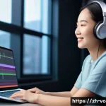 보컬트레이너 발성법 - **Prompt 1: AI Vocal Coach in Action**
    "A young adult female, of East Asian descent, sits comfor...