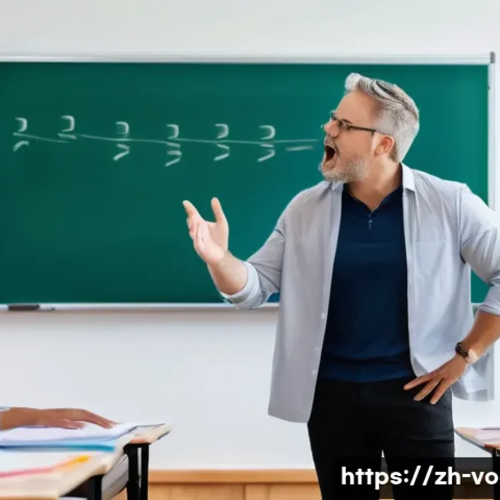 보컬트레이너 자격증 난이도 - A professional vocal coach in a modern music classroom, wearing smart casual clothes and demonstrati...