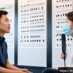 보컬트레이너 후속 교육 과정 - A modern vocal coach studio scene featuring a confident Asian female vocal instructor demonstrating ...